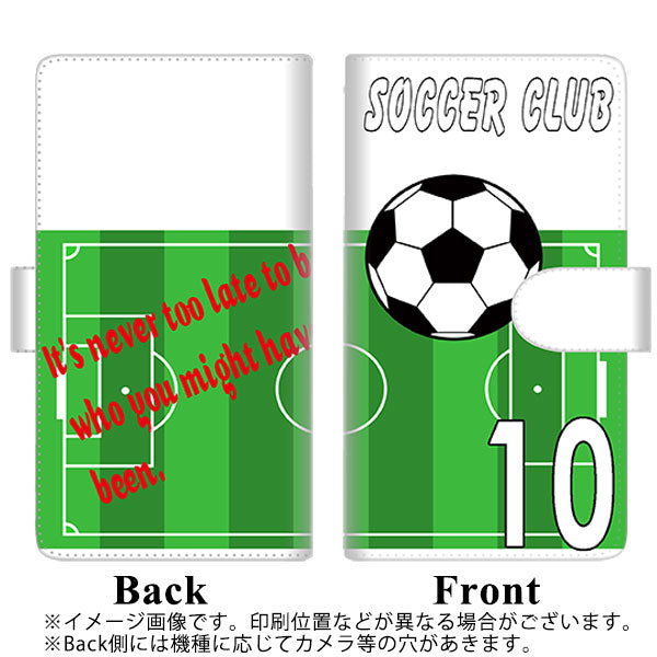 docomo エクスぺリア ワン SO-03L 高画質仕上げ プリント手帳型ケース(通常型)【YE852 サッカー部】