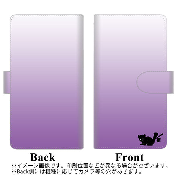 iPhone5/iPhone5s 高画質仕上げ プリント手帳型ケース(通常型)【YI852 イニシャル ネコ K】