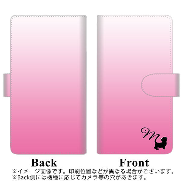 docomo エクスぺリア ワン SO-03L 高画質仕上げ プリント手帳型ケース(通常型)【YI854 イニシャル ネコ M】