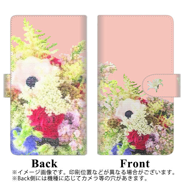 iPhone12 mini 高画質仕上げ プリント手帳型ケース(通常型)【YI887 フラワー8】
