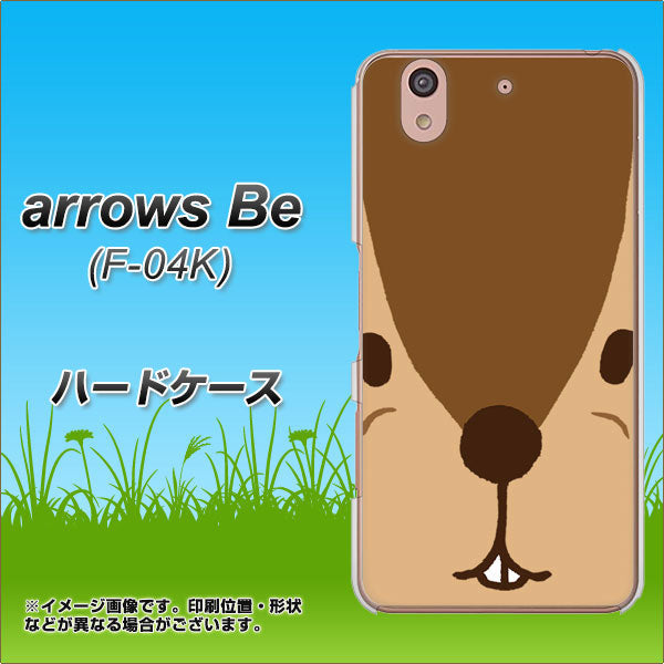 arrows Be F-04K docomo 349 りす ハードケース 背面印刷