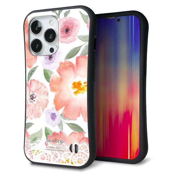 iPhone 13 Pro スマホケース 「SEA Grip」 グリップケース Sライン 【SC944 ドゥ・パフューム2】 UV印刷