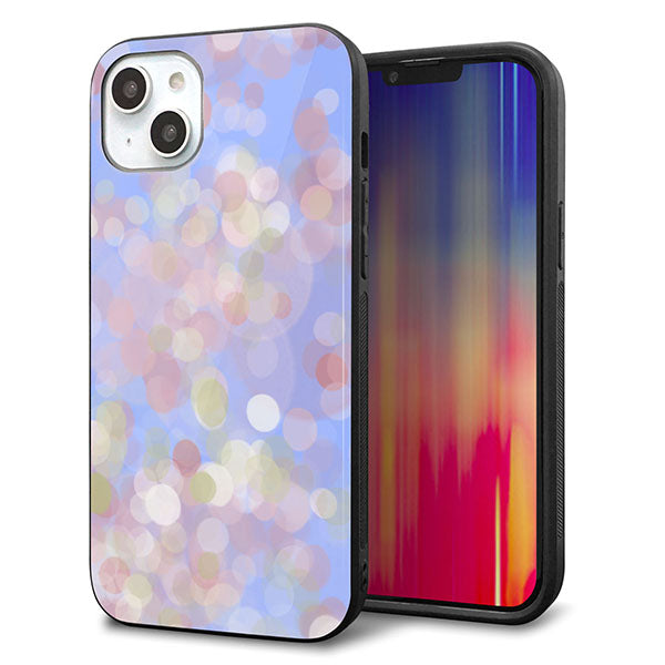 iPhone14 Plus 強化ガラス&TPUスマホケース ガラプリ【YJ293 デザイン】