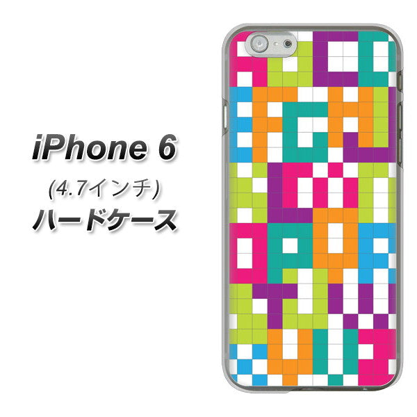 iPhone6 高画質仕上げ 背面印刷 ハードケース【IB916 ブロックアルファベット】