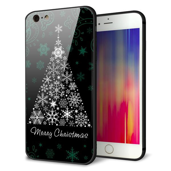 iPhone6s PLUS 強化ガラス&TPUスマホケース ガラプリ【XA808 聖なるツリー】