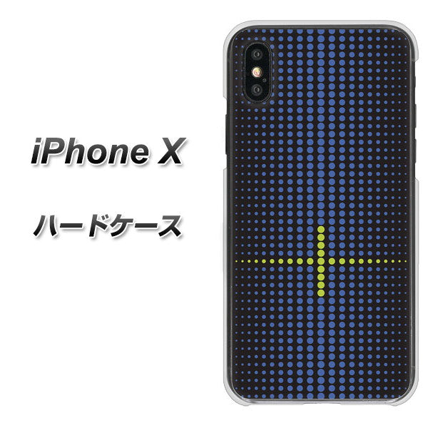 iPhone X 高画質仕上げ 背面印刷 ハードケース【IB907 グラデーションドット】