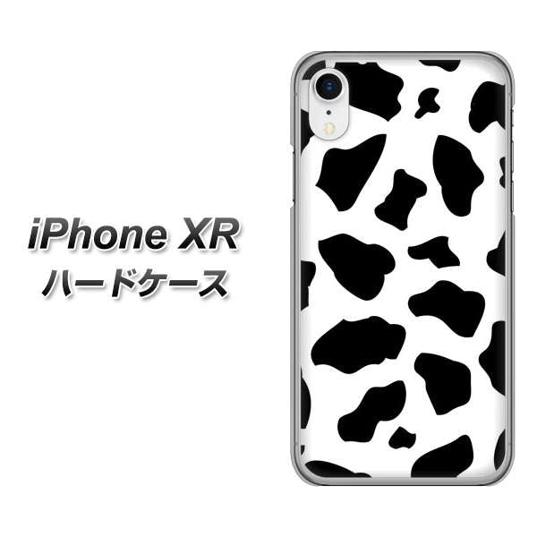 iPhone XR 高画質仕上げ 背面印刷 ハードケース【1070 ダルメシアン(WH)】