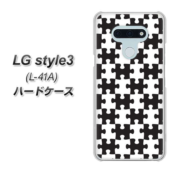 LG style3 L-41A docomo IB903 ジグソーパズル_モノトーン ハードケース 背面印刷