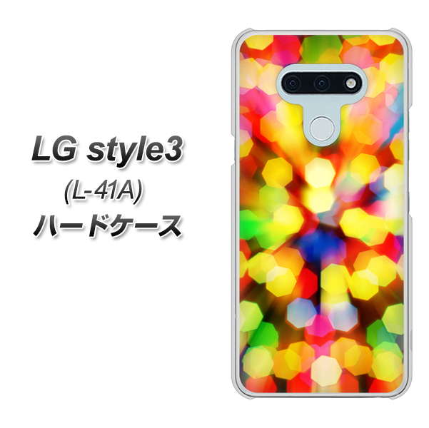 LG style3 L-41A docomo VA874 未来へのワープ ハードケース 背面印刷
