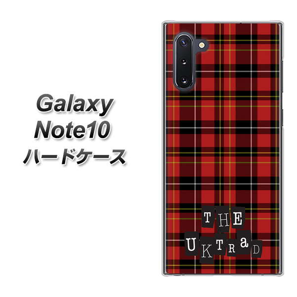 Galaxy Note10+ 547 THEチェック ハードケース 背面印刷