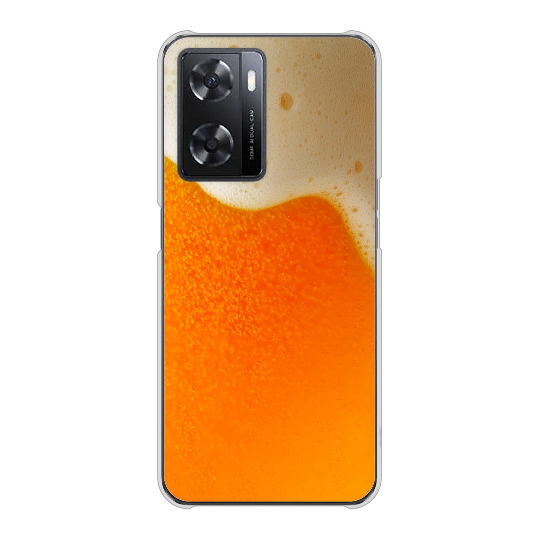 OPPO A77 VA855 ジョッキ生(ビール) ハードケース 背面印刷