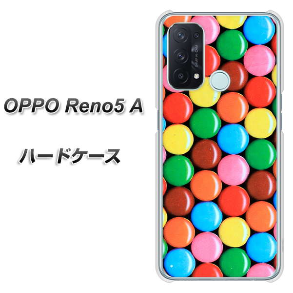 OPPO Reno5 A 448 マーブルチョコ ハードケース 背面印刷