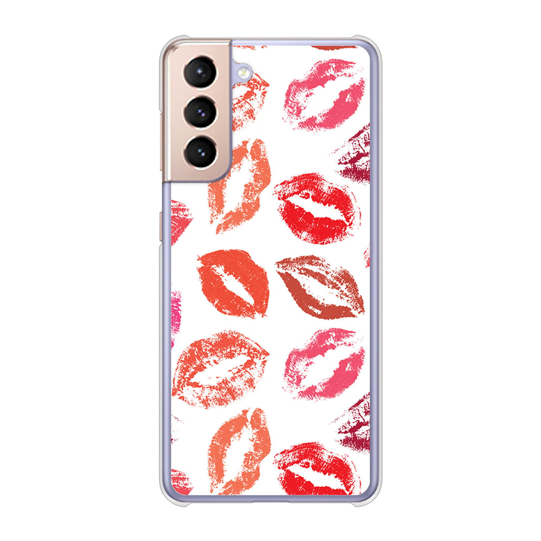 Galaxy S21 5G SC-51B docomo 734 キスkissキス ハードケース 背面印刷