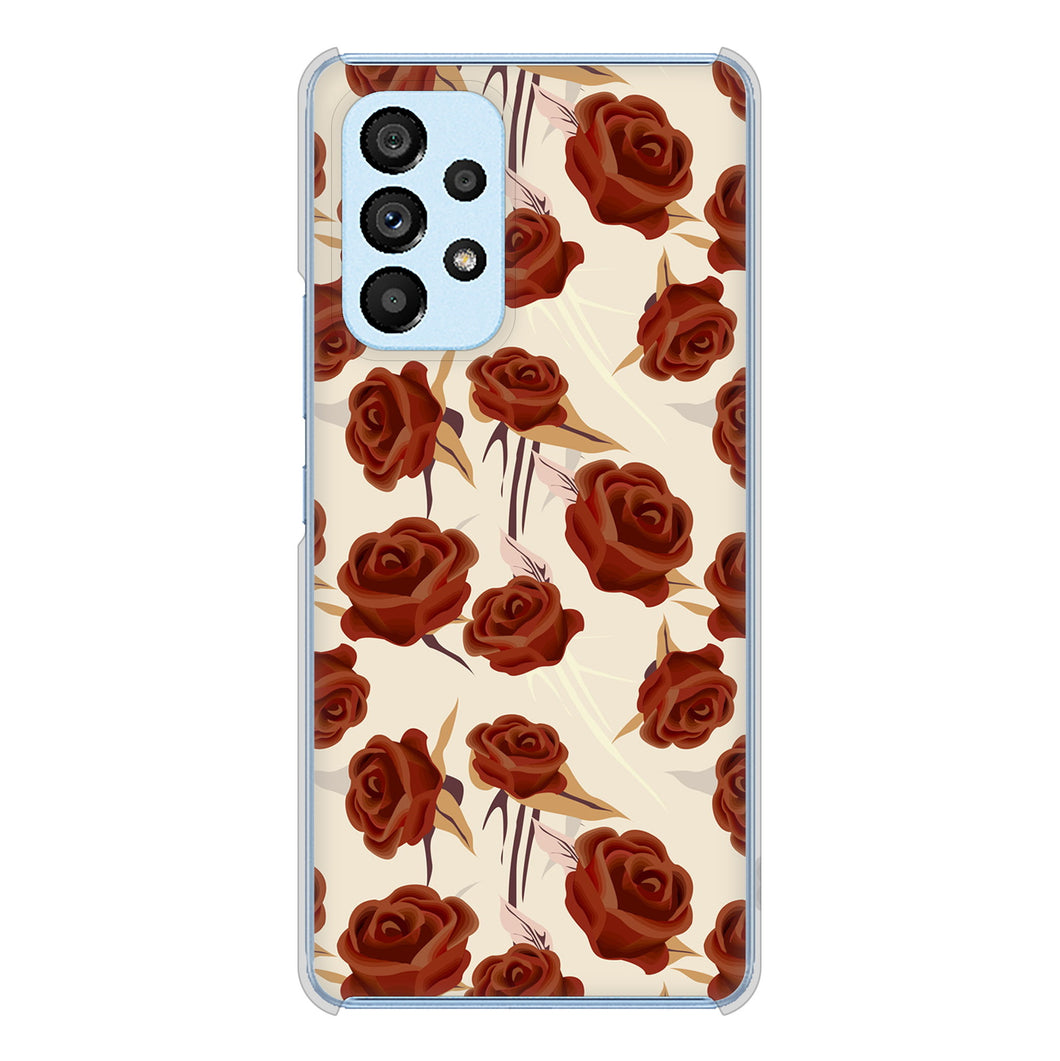 Galaxy A53 5G SC-53C docomo 1157 クラシックローズ ハードケース 背面印刷