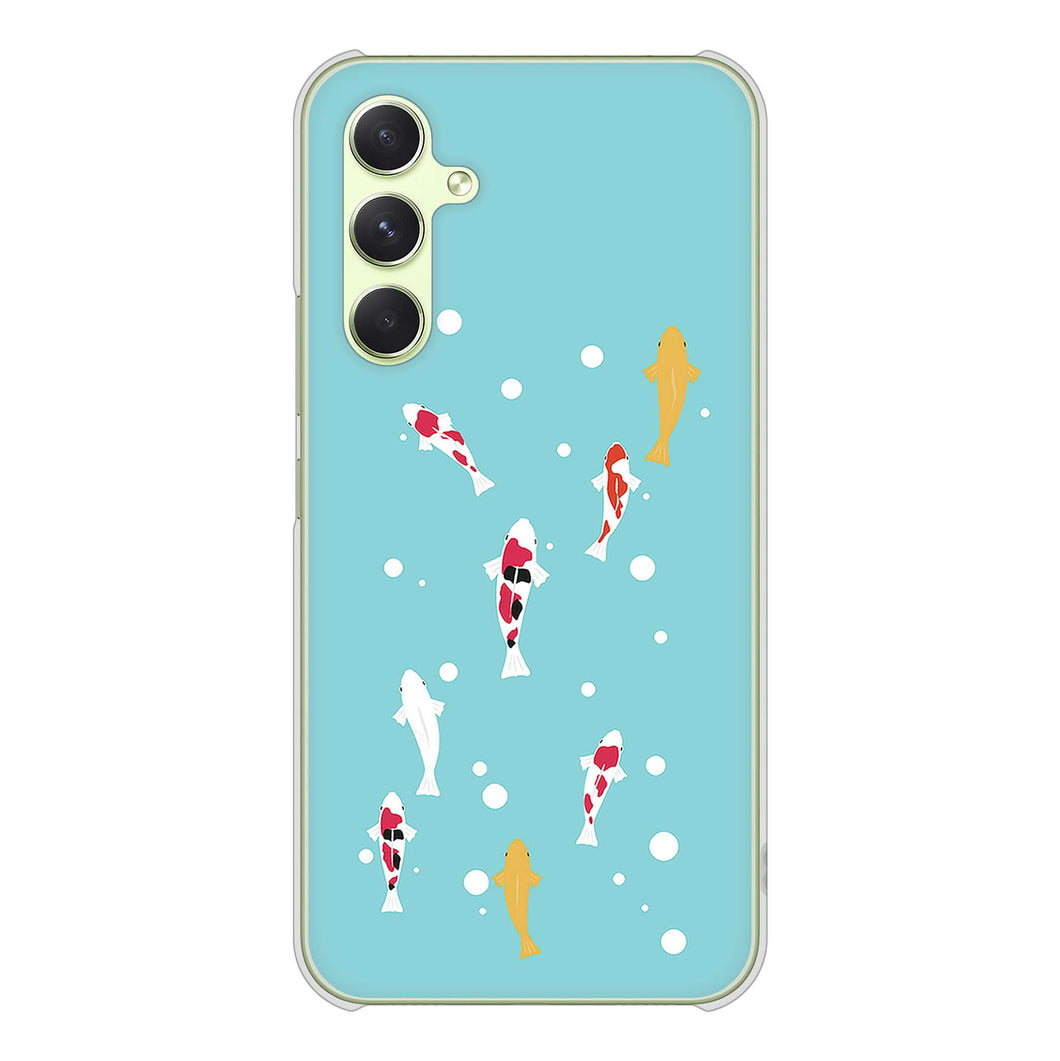Galaxy A54 5G SC-53D docomo KG800 コイの遊泳 ハードケース 背面印刷