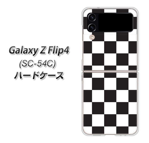 Galaxy Z Flip4 SC-54C docomo 151 フラッグチェック ハードケース 背面印刷