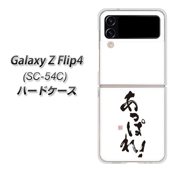 Galaxy Z Flip4 SC-54C docomo 高画質仕上げ 背面印刷 ハードケース【OE846 あっぱれ!】
