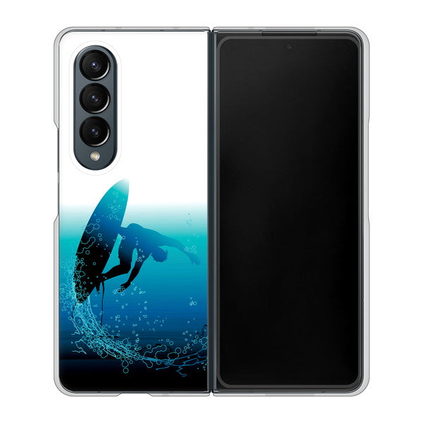 Galaxy Z Fold4 SC-55C docomo 416 カットバック ハードケース 背面印刷