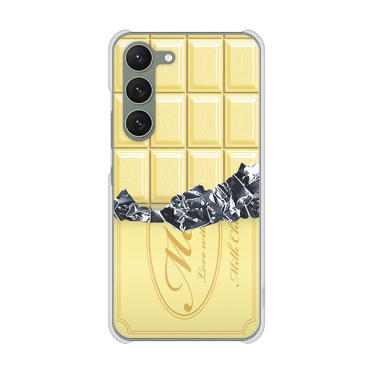 Galaxy S23 SCG19 au 高画質仕上げ 背面印刷 ハードケース 板チョコ