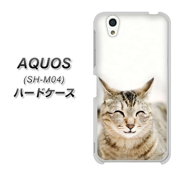 AQUOS SH-M04-A VA801 笑福ねこ ハードケース 背面印刷