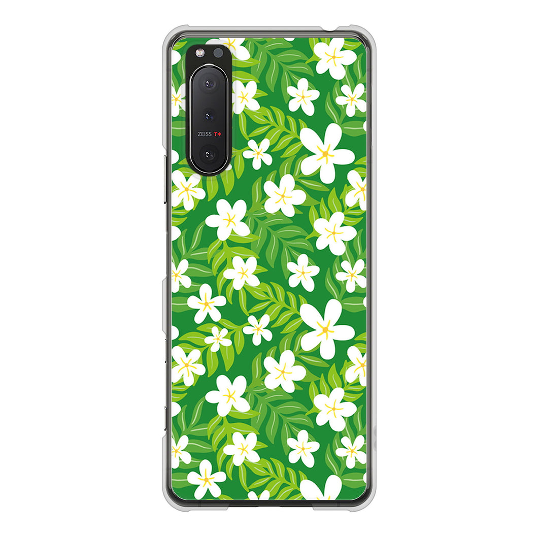 Xperia 5 II SO-52A docomo 760 ジャスミンの花畑 ハードケース 背面印刷