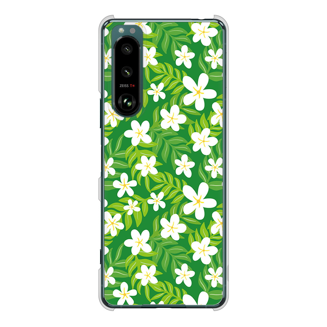 Xperia 5 III SO-53B docomo 760 ジャスミンの花畑 ハードケース 背面印刷
