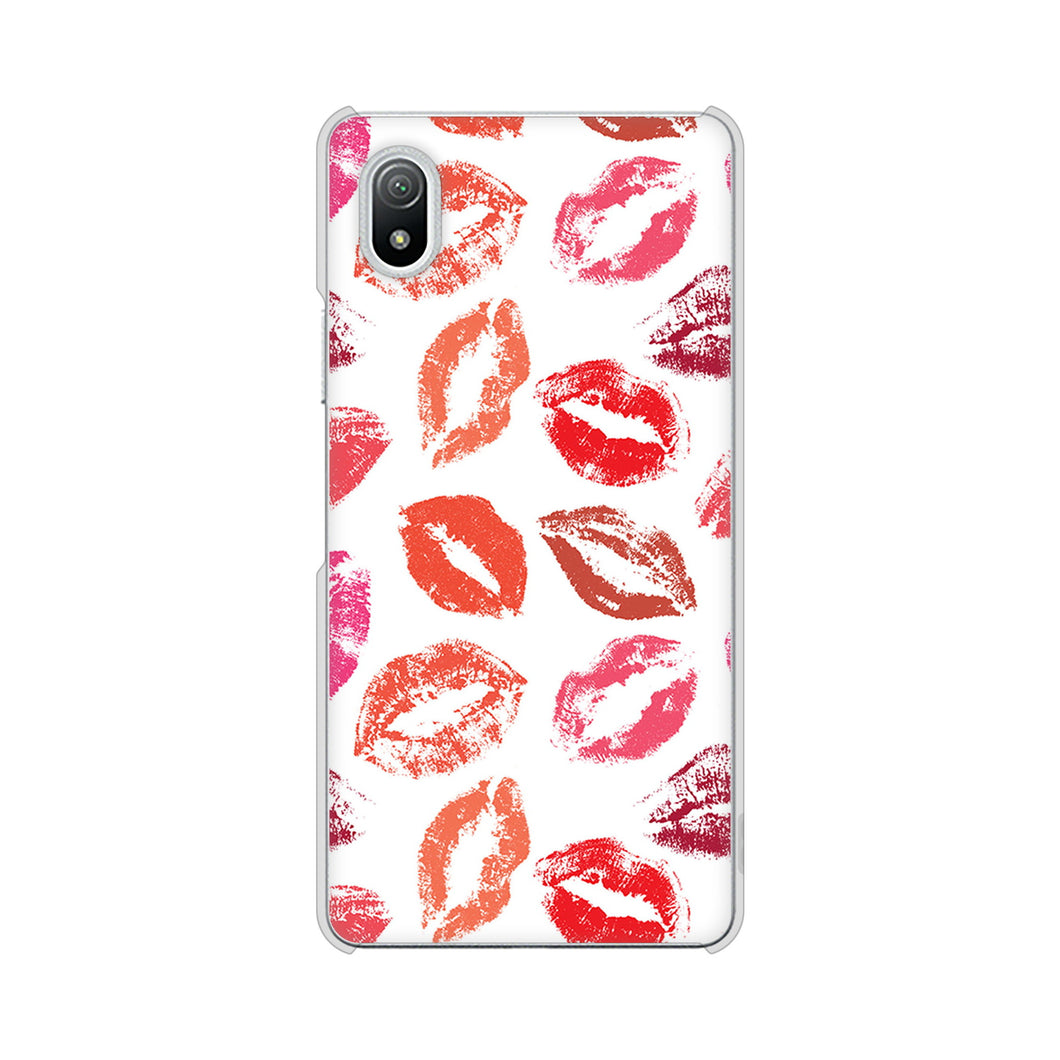 Xperia Ace III SO-53C docomo 734 キスkissキス ハードケース 背面印刷