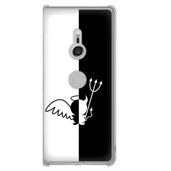 Xperia XZ3 SOV39 au 027 ハーフデビット ハードケース 背面印刷
