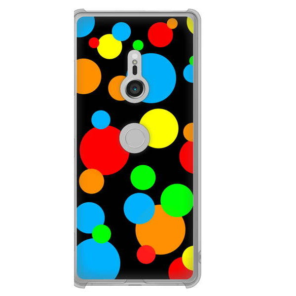 Xperia XZ3 SOV39 au 076 シンプル(大阪のおばちゃん) ハードケース 背面印刷