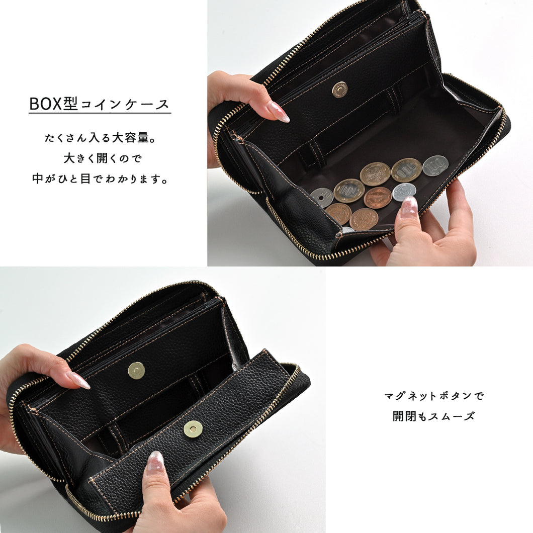 岡山デニム じゃばら式 ロングウォレット 長財布 TKM