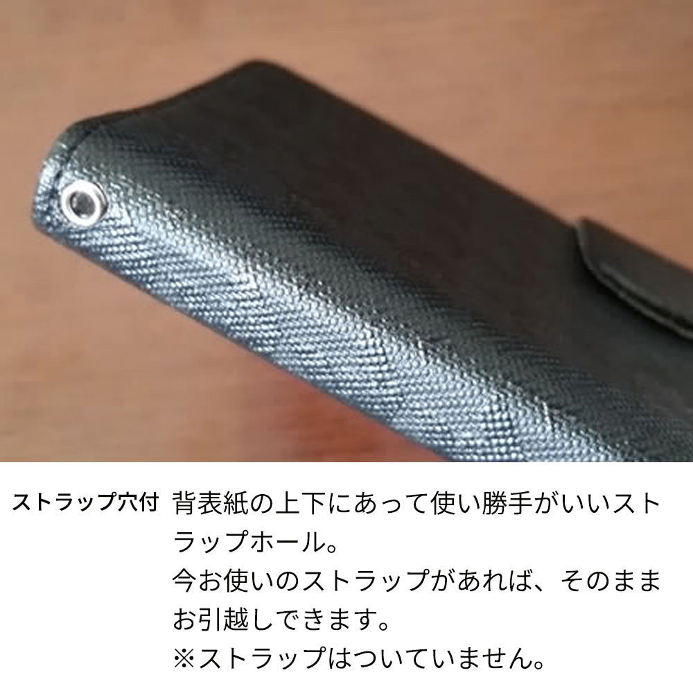 Redmi 9T 64GB クリアプリントブラックタイプ 手帳型ケース