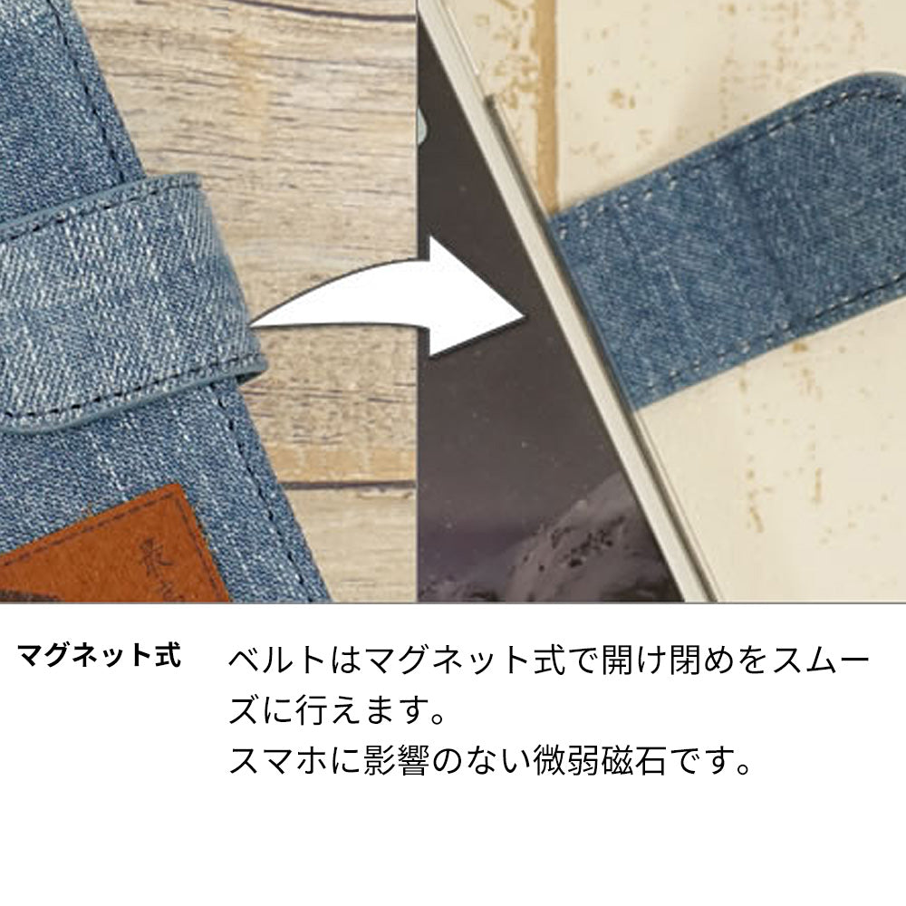 Galaxy S25 SC-51F docomo 岡山デニム 手帳型ケース 耐衝撃