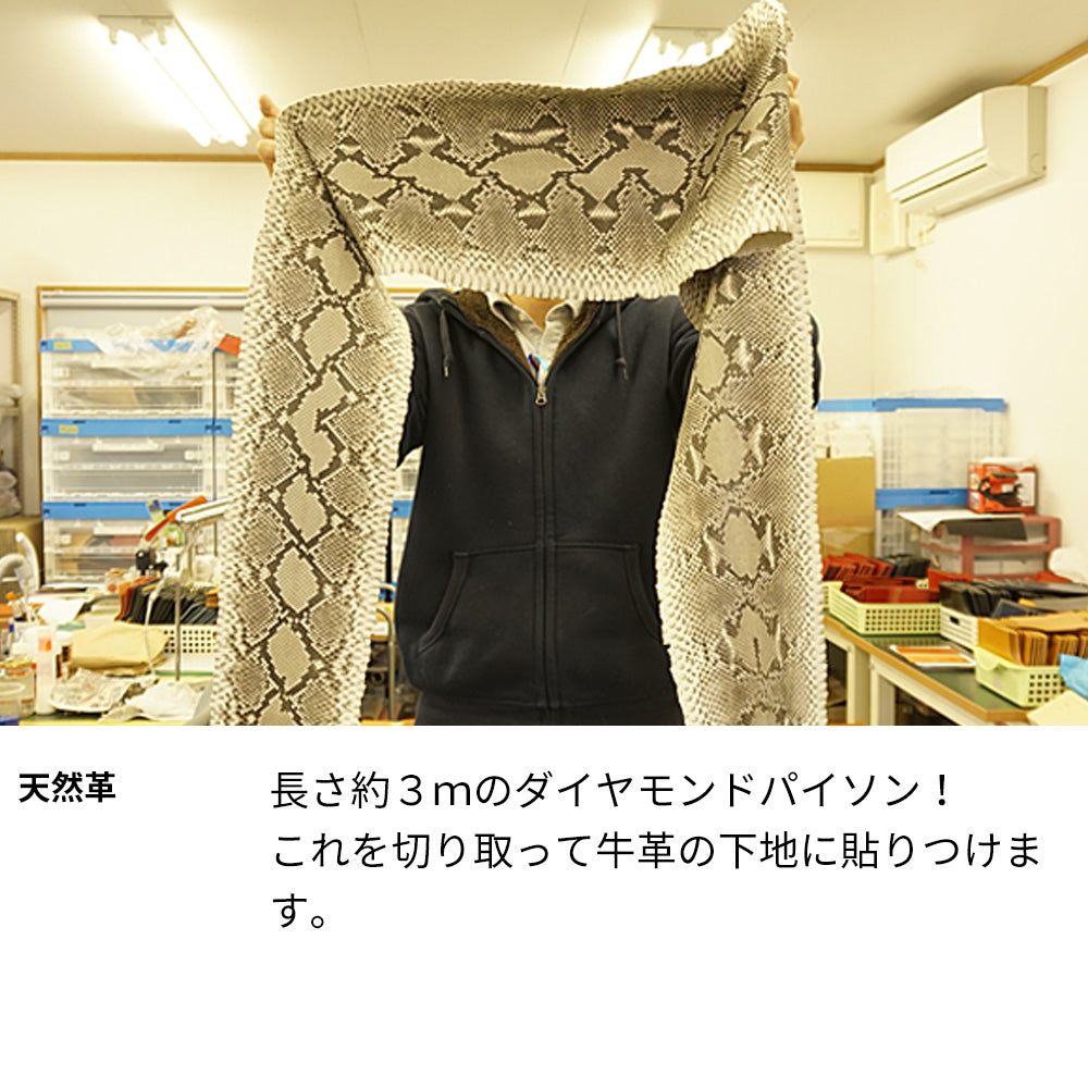 Google Pixel 9 Pro ダイヤモンドパイソン（本革） 手帳型ケース