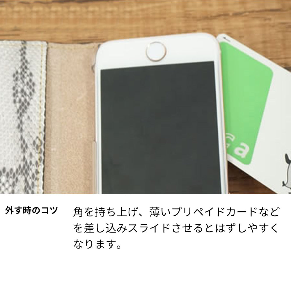 Galaxy S25 SCG31 au ダイヤモンドパイソン（本革） 手帳型ケース