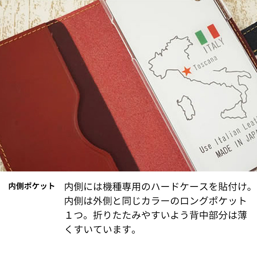 Xperia XZs SO-03J docomo イタリアンレザー 手帳型ケース（本革・KOALA） 耐衝撃