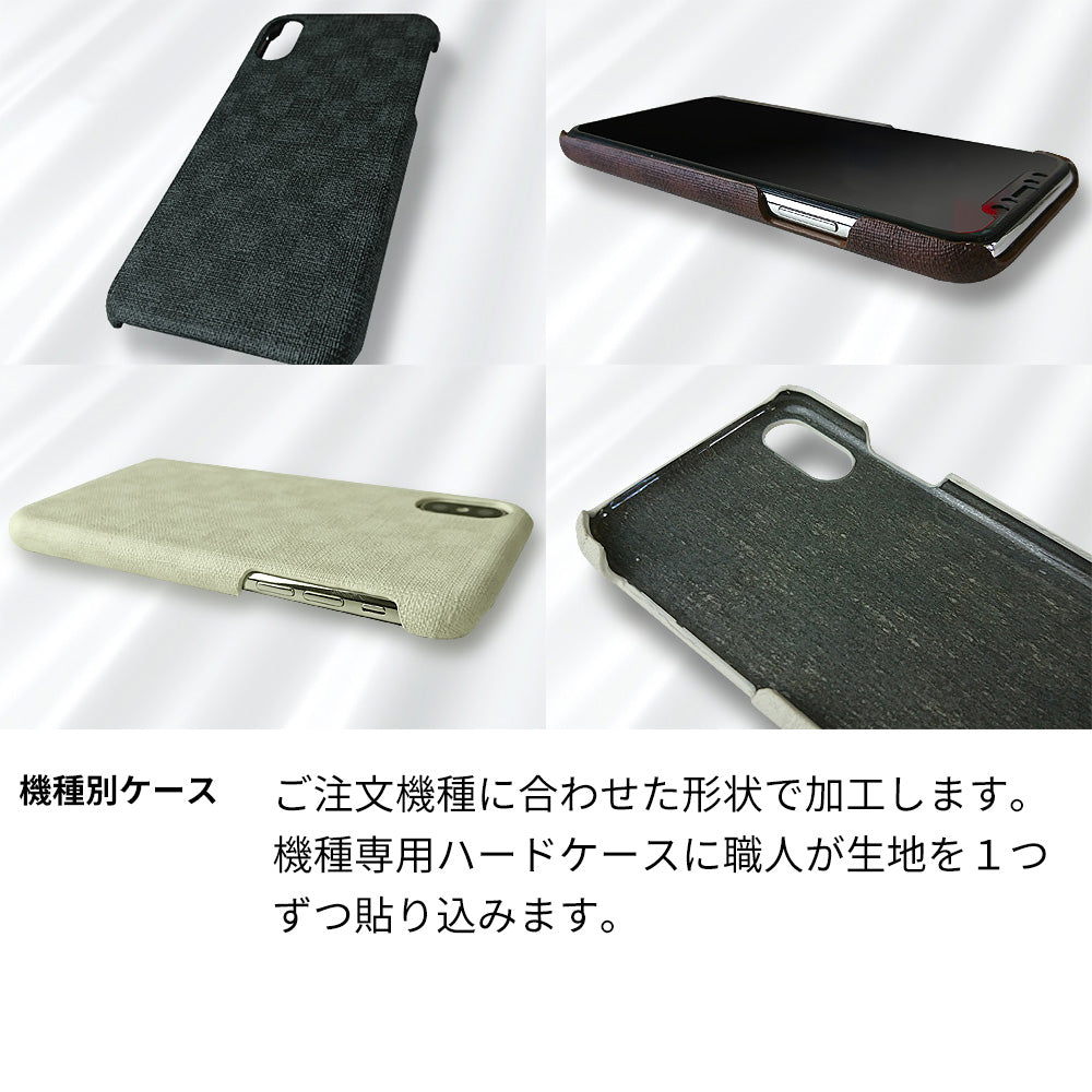 Redmi 12 5G XIG03 au チェックパターンまるっと全貼りハードケース