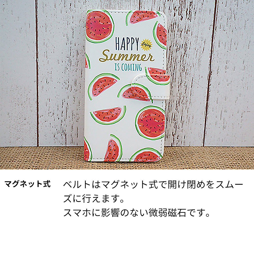 Google Pixel 8 ハッピーサマー プリント手帳型ケース 耐衝撃