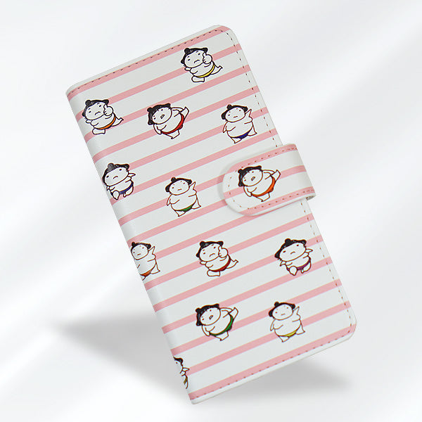 Galaxy S26+ SCG38 au お相撲さんプリント手帳ケース