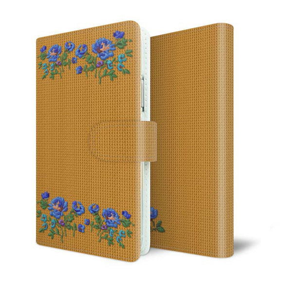 Google Pixel 9 Pro スマホケース 手帳型 全機種対応 花刺繍風 UV印刷 耐衝撃