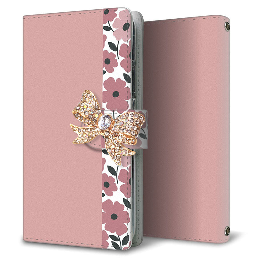 Galaxy S20 5G SC-51A docomo くすみガーデン 大人かわいい プリント手帳型ケース 耐衝撃