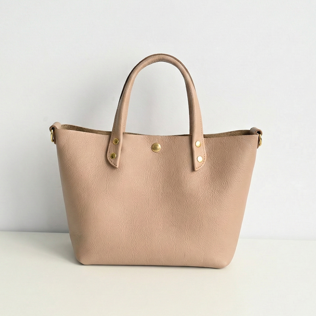 姫路レザー シュリンクレザー ミニトートバッグ TKM