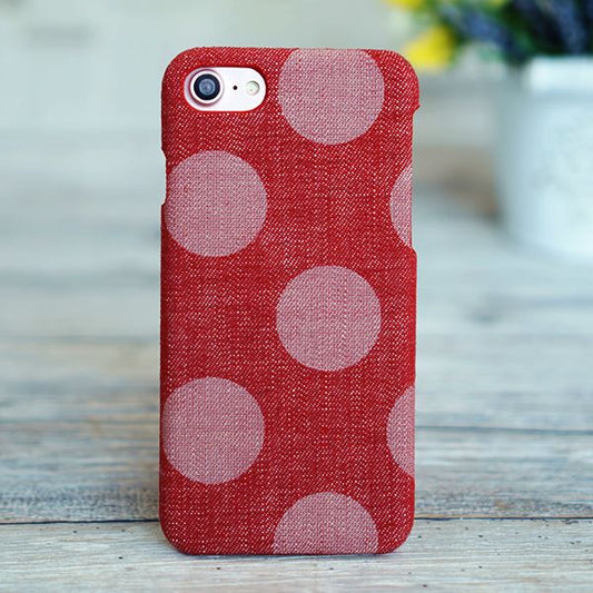 iPhone Air 水玉岡山デニムまるっと全貼りハードケース