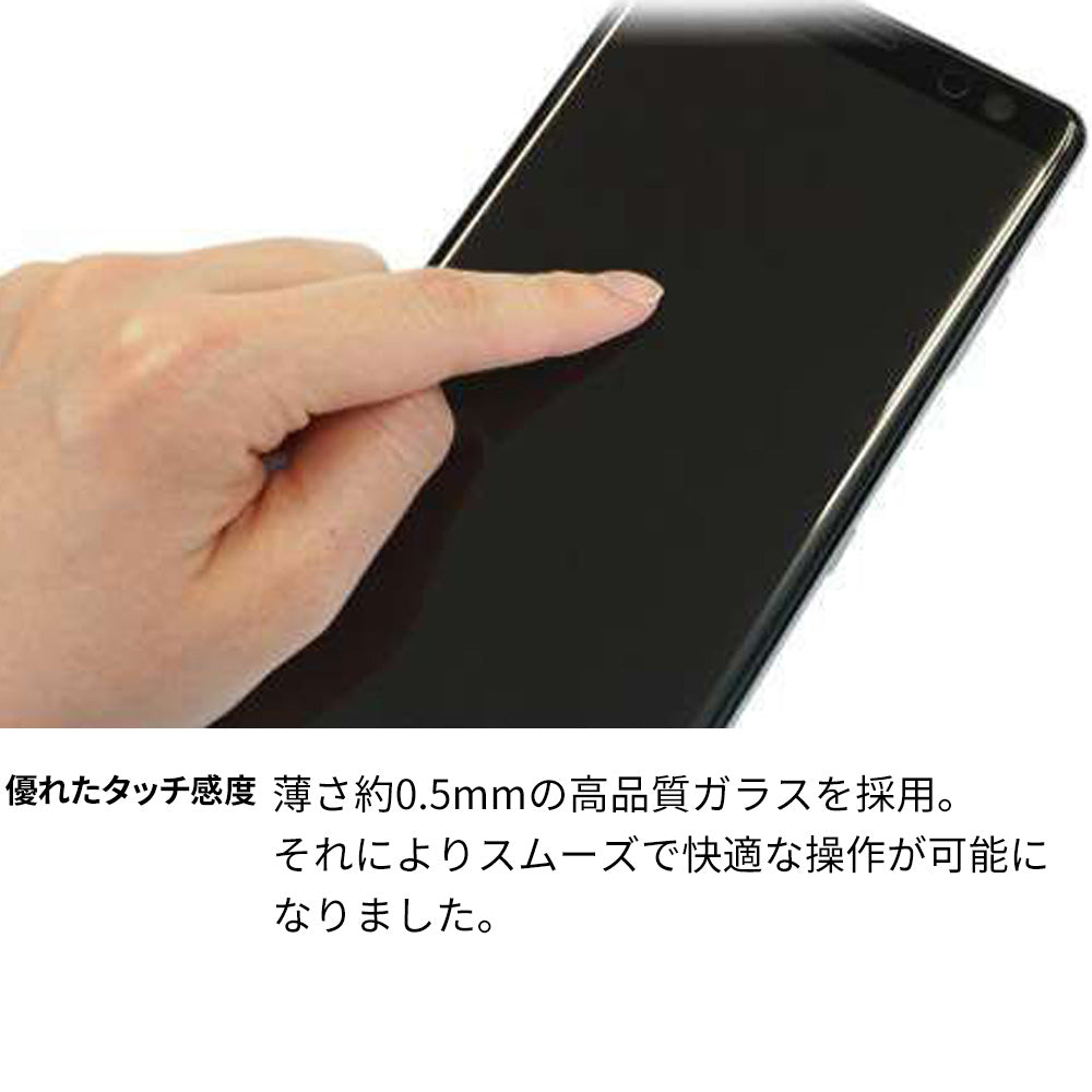Galaxy S10 SC-03L docomo 強化ガラス液晶保護フィルム 0.5mm 表面硬度9H 衝撃吸収 指紋防止 防水