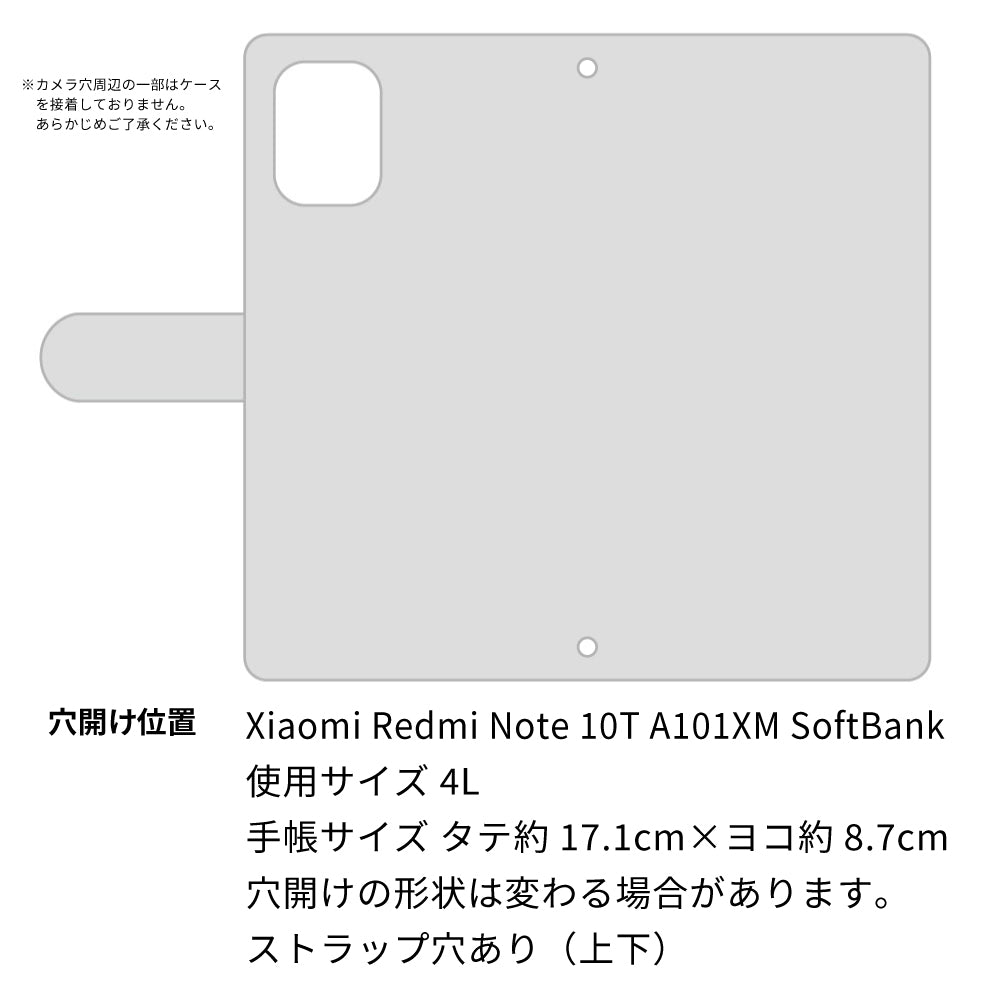 Redmi Note 10T A101XM SoftBank 姫路レザー シュリンクレザー ファスナーポケット付き スマホケース 手帳型 本革 サイドマグネット スマホショルダー