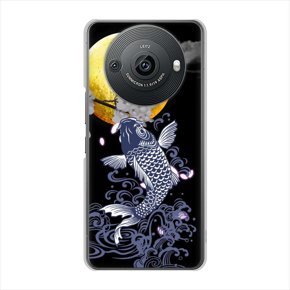 AQUOS R8 pro A301SH SoftBank 鯉 ハードケース 背面印刷