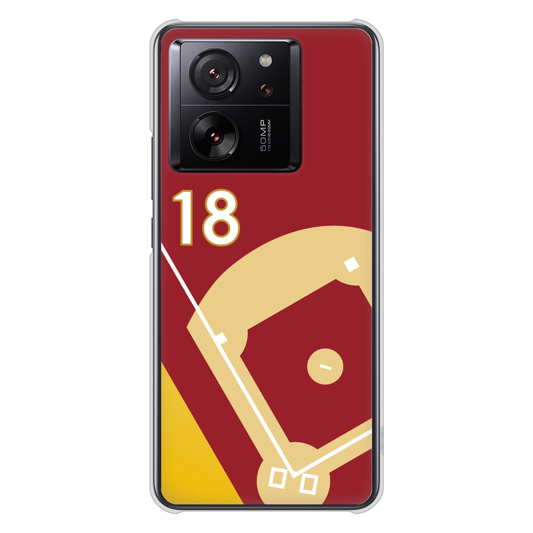 Xiaomi 13T Pro A301XM SoftBank 高画質仕上げ 背面印刷 ハードケースbaseball
