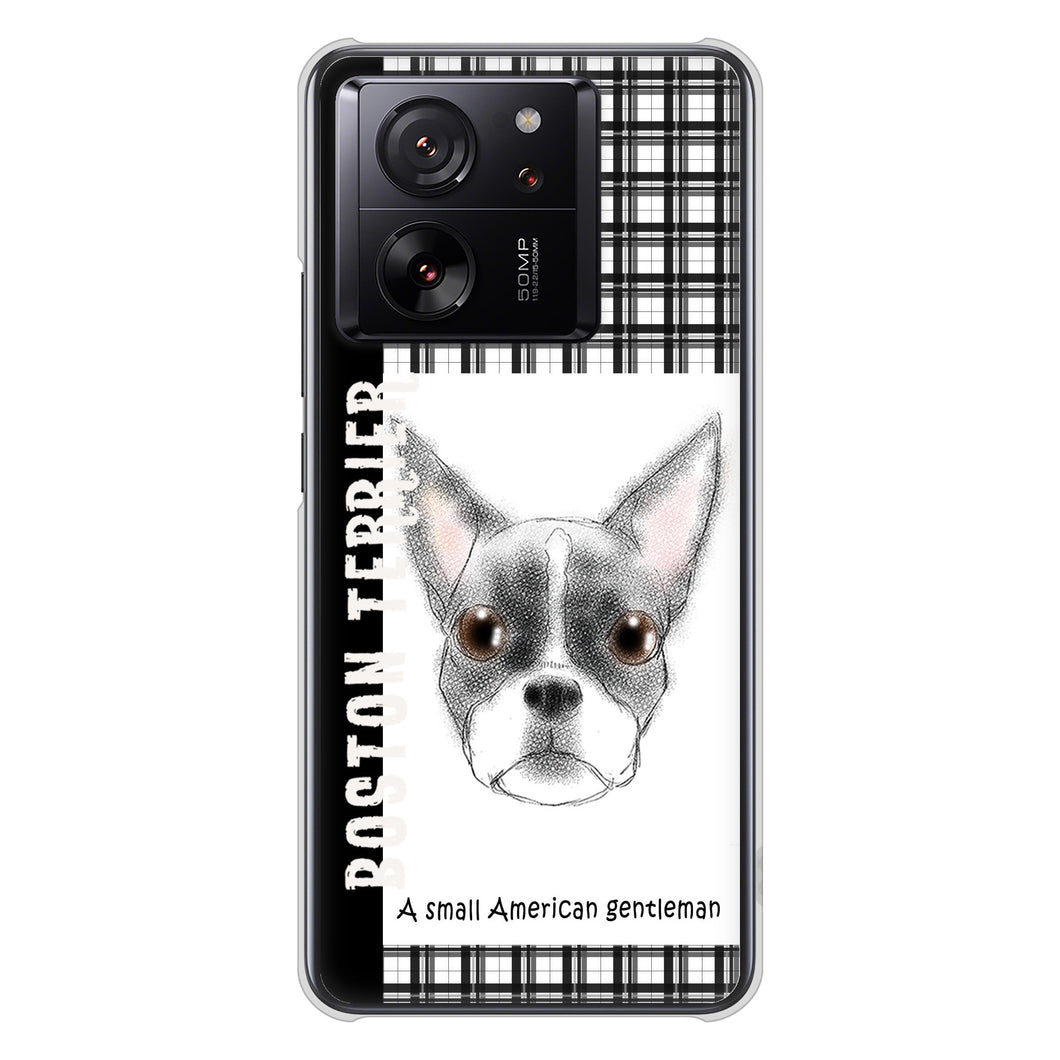 Xiaomi 13T Pro A301XM SoftBank 高画質仕上げ 背面印刷 ハードケースボストンテリア