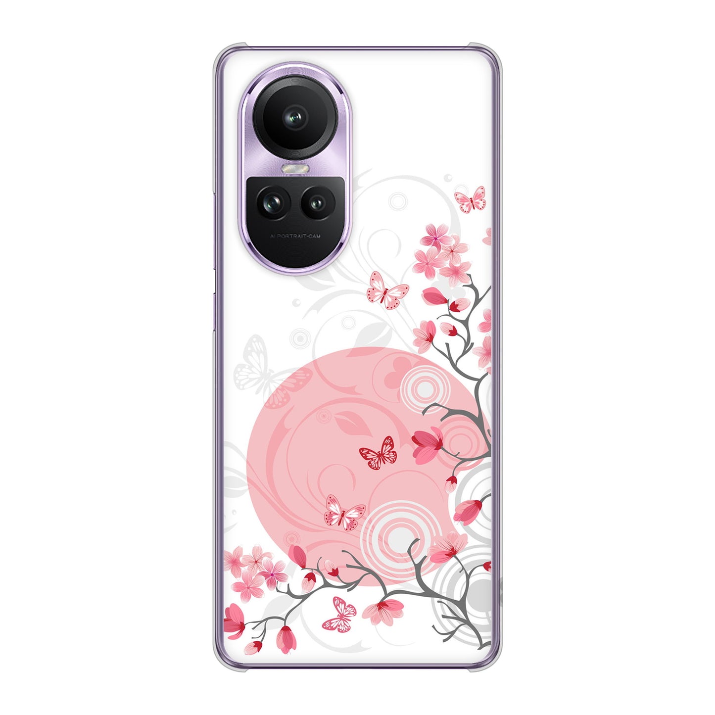 OPPO Reno10 Pro 5G A302OP SoftBank バタフライ ハードケース 背面印刷