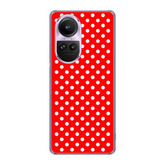 OPPO Reno10 Pro 5G A302OP SoftBank シンプル柄（水玉） ハードケース 背面印刷
