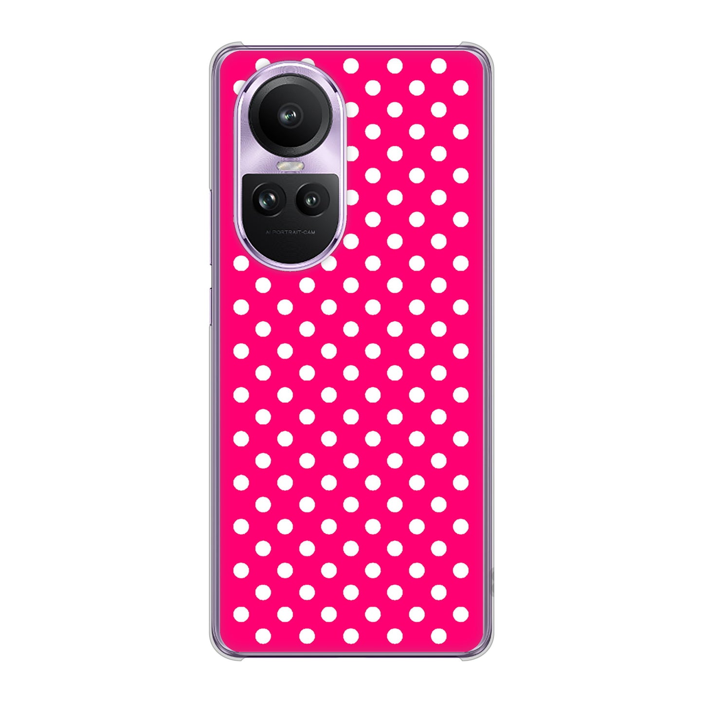 OPPO Reno10 Pro 5G A302OP SoftBank シンプル柄（水玉） ハードケース 背面印刷